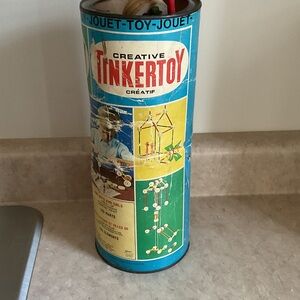 Vintage Tinker Toys  original Creative Building Set